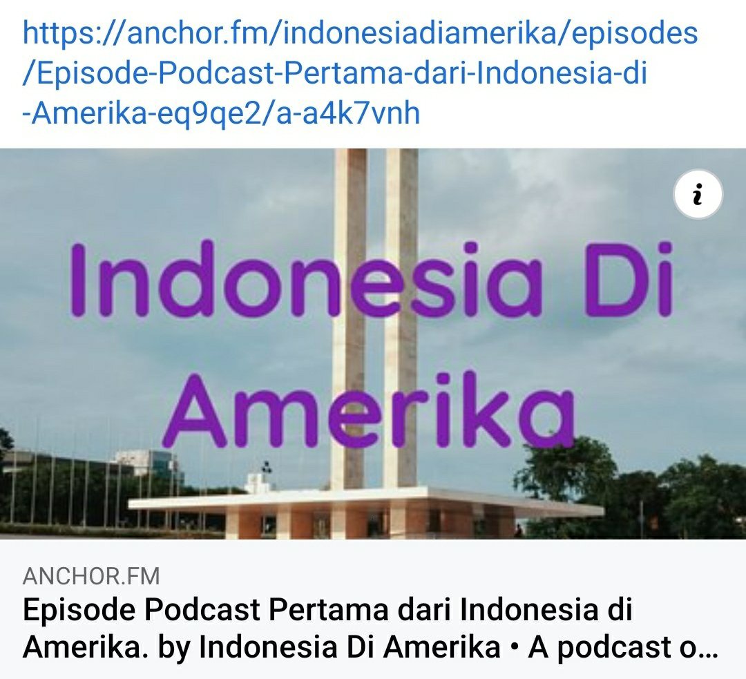 Podcast Perdana Indonesia Di Amerika